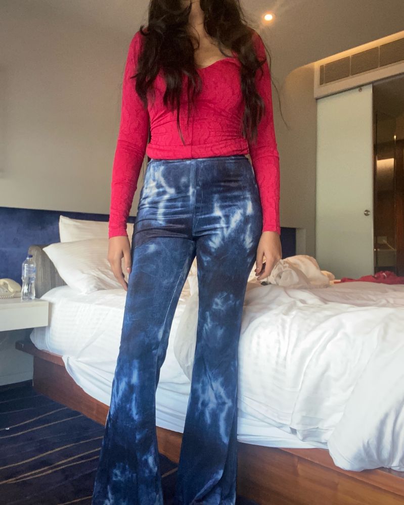 SHEIN Tie Dye Stretchable Trousers