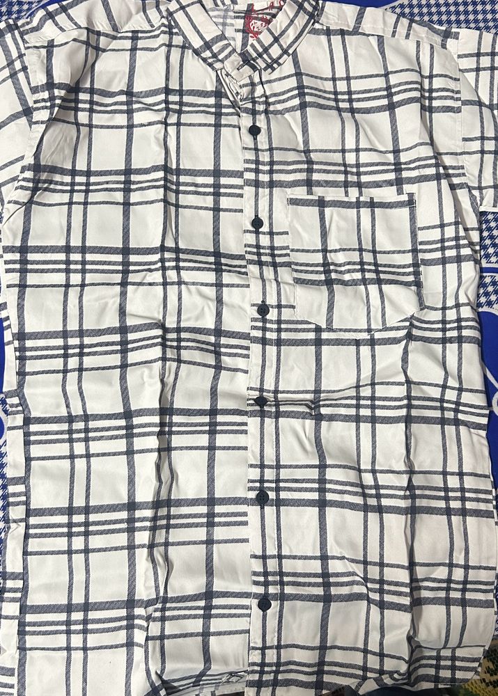 Solid Check Shirt New