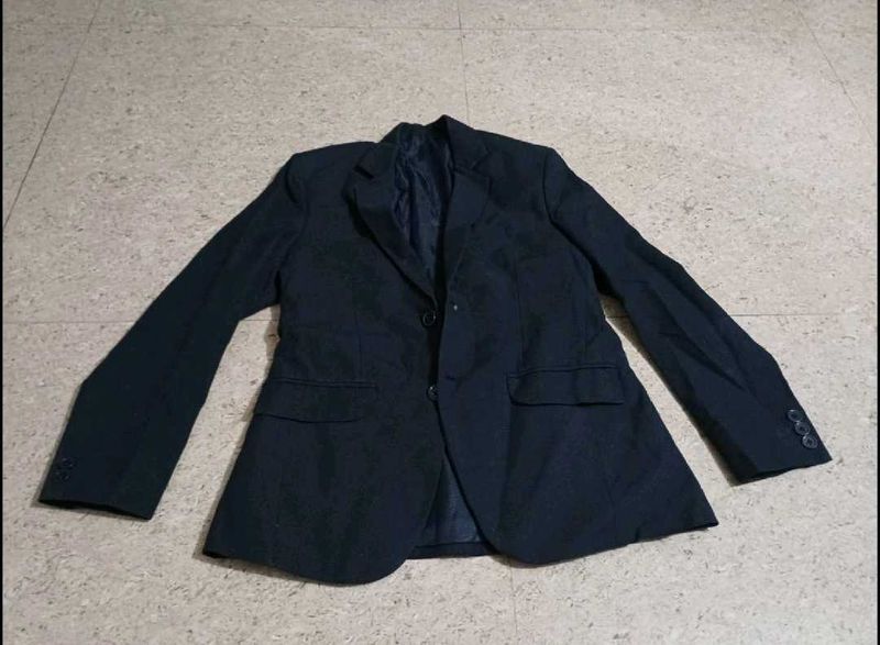 Men/Women Navy Blue Blazer