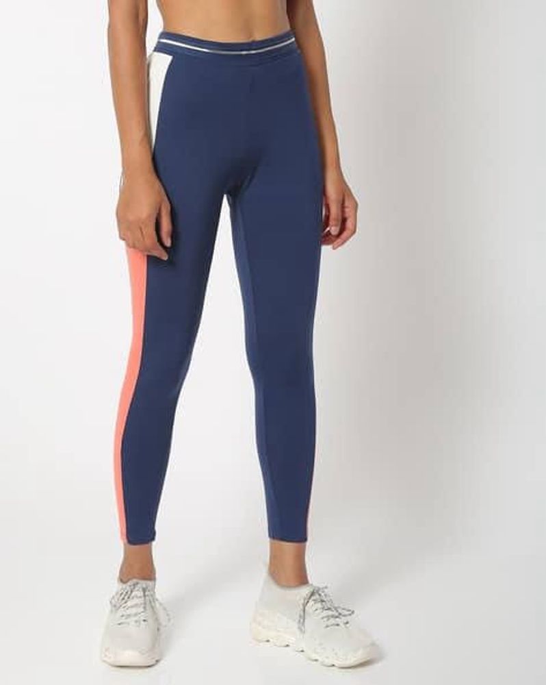Stylish Navy Blue Women's Leggings