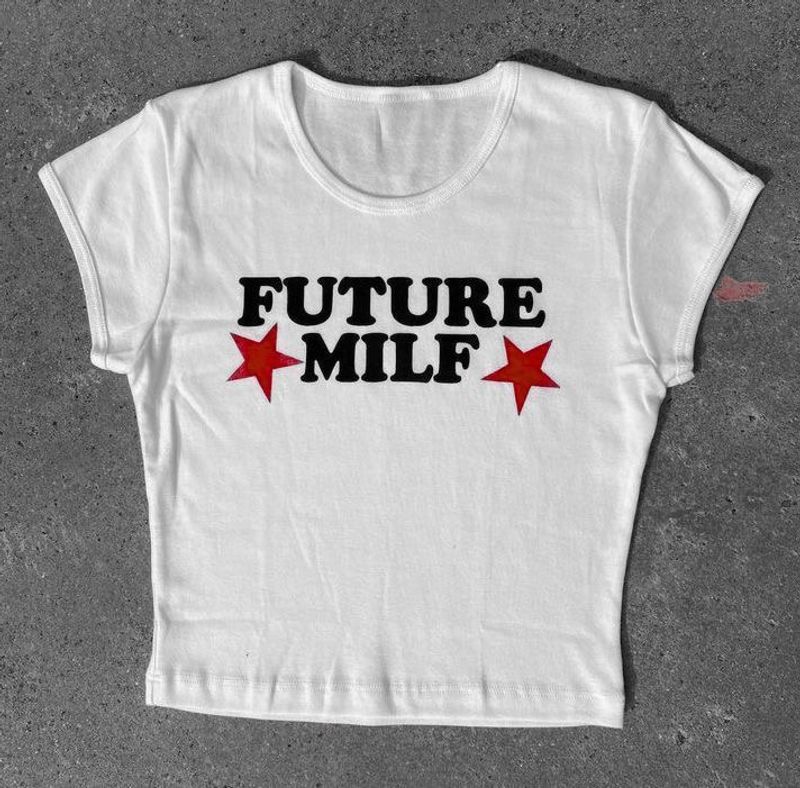 y2k future milf baby tee/crop top