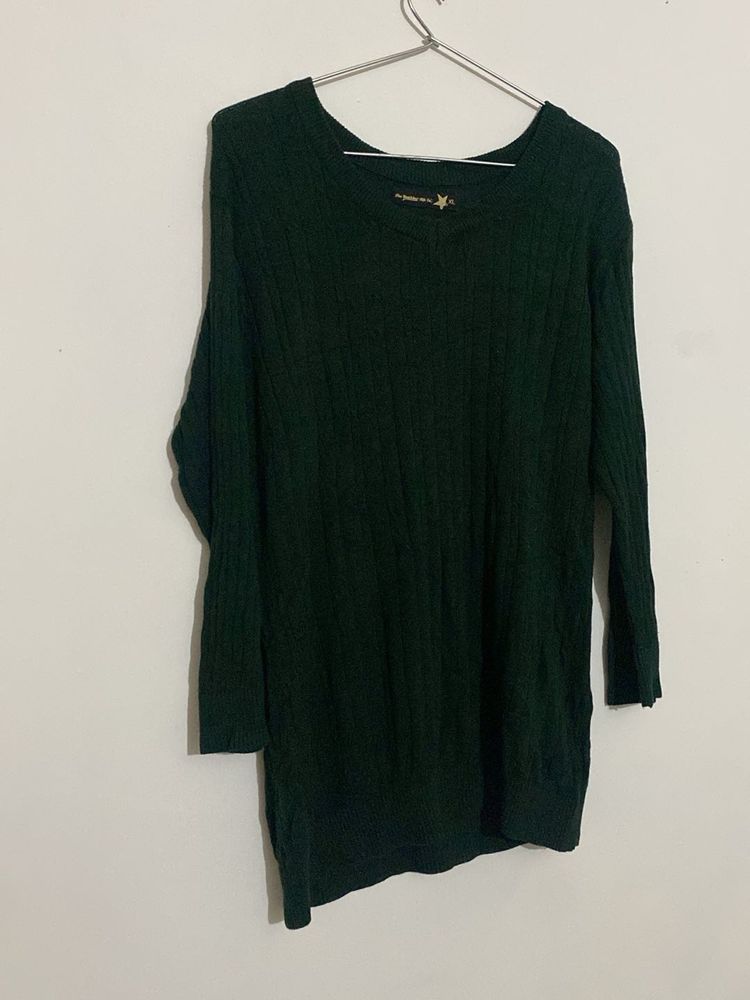 Green Knit Sweater