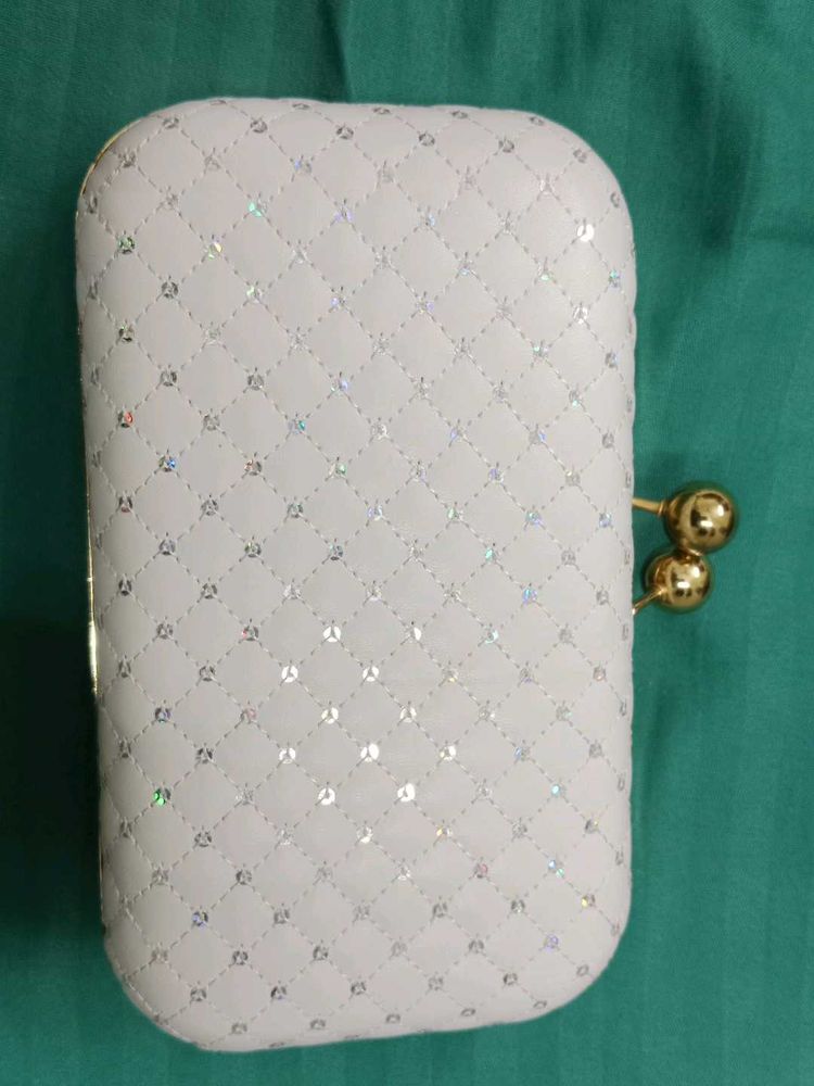 Elegant White Clutch