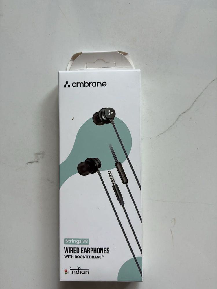 Ambrane Jack Wired Earphones- 1.2m