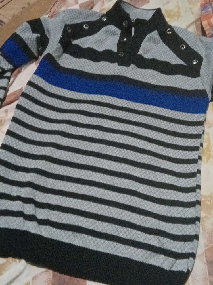Striped Pullover Sweater