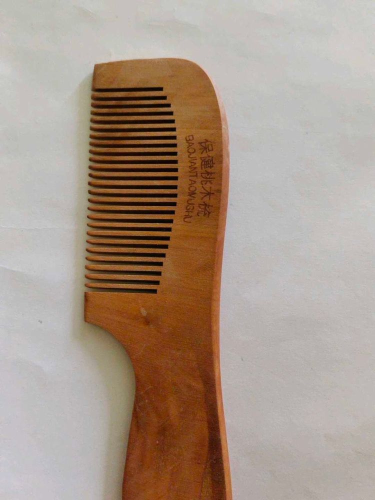 Wooden Hair Comb
