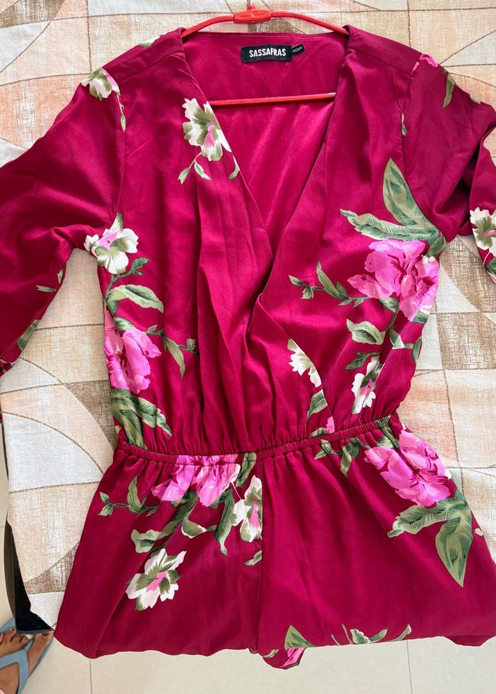 Floral Print Mini Dress