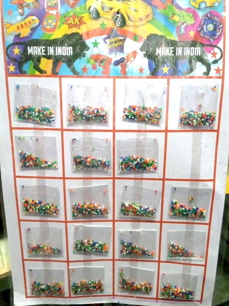 Water Bottle Colorfull Balls,