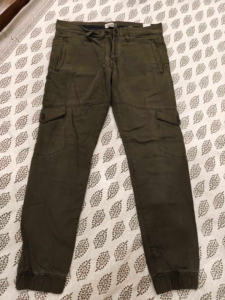 Olive Green Cargo Pants