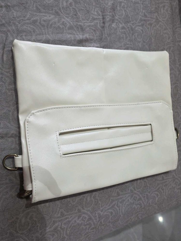 Elegant White Clutch