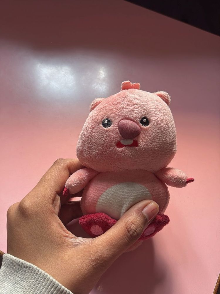 Adorable Pink Plush Toy
