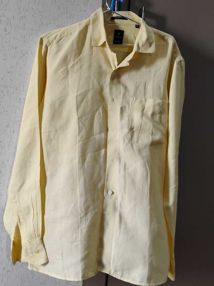 Yellow Cotton Shirt (42)
