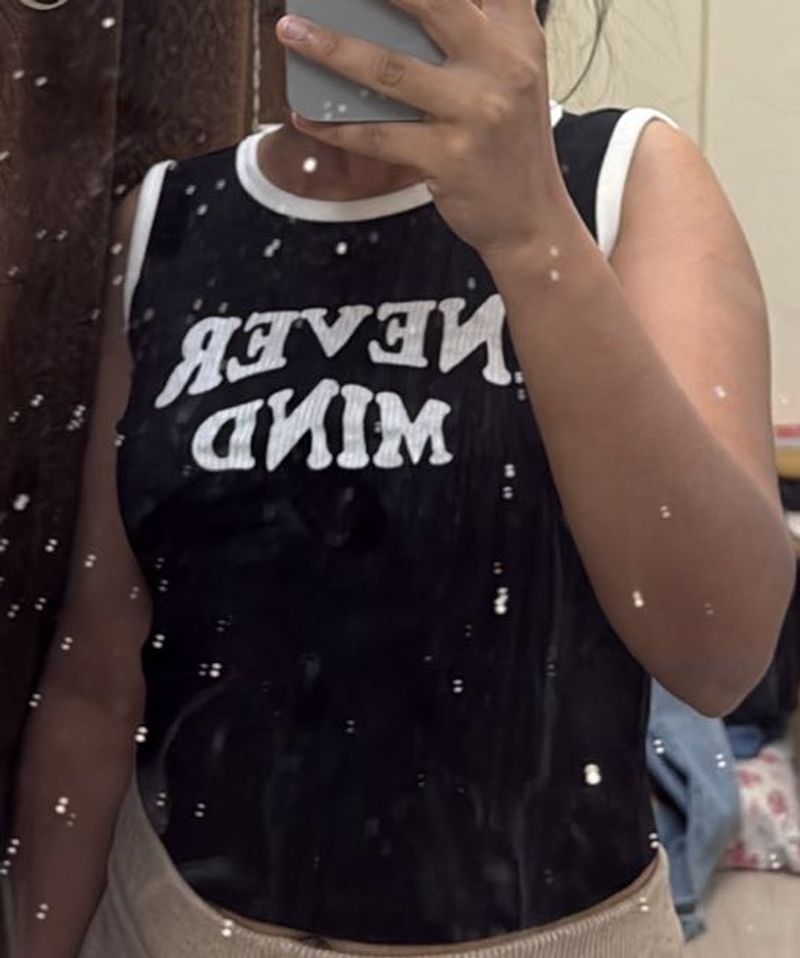 Black Sleeveless Top