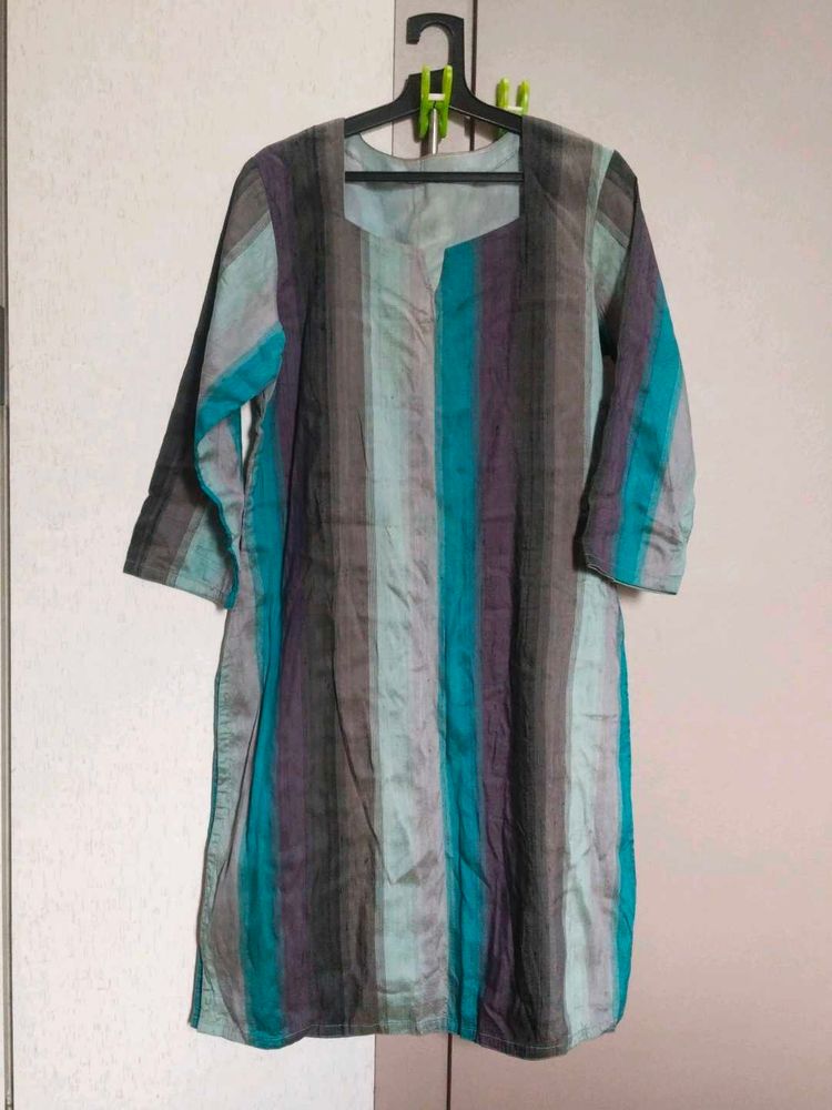 Striped Cotton Kurta