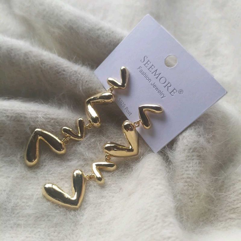 Elegant Gold &amp; Colorful Earring Combo  - Set of 5