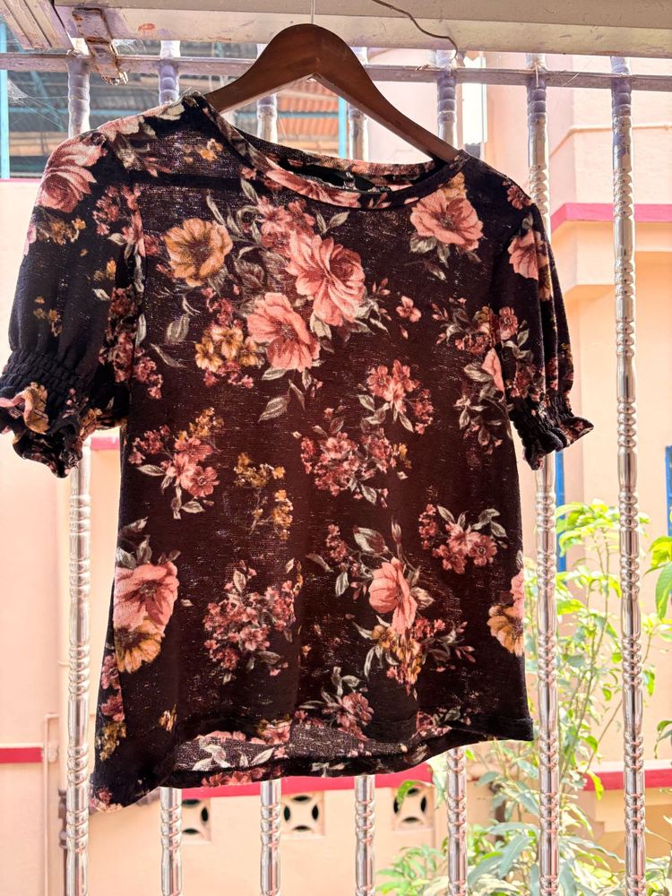 Floral Print Top