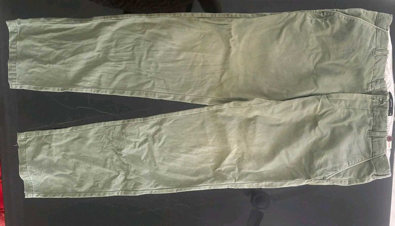 Green Casual Pants
