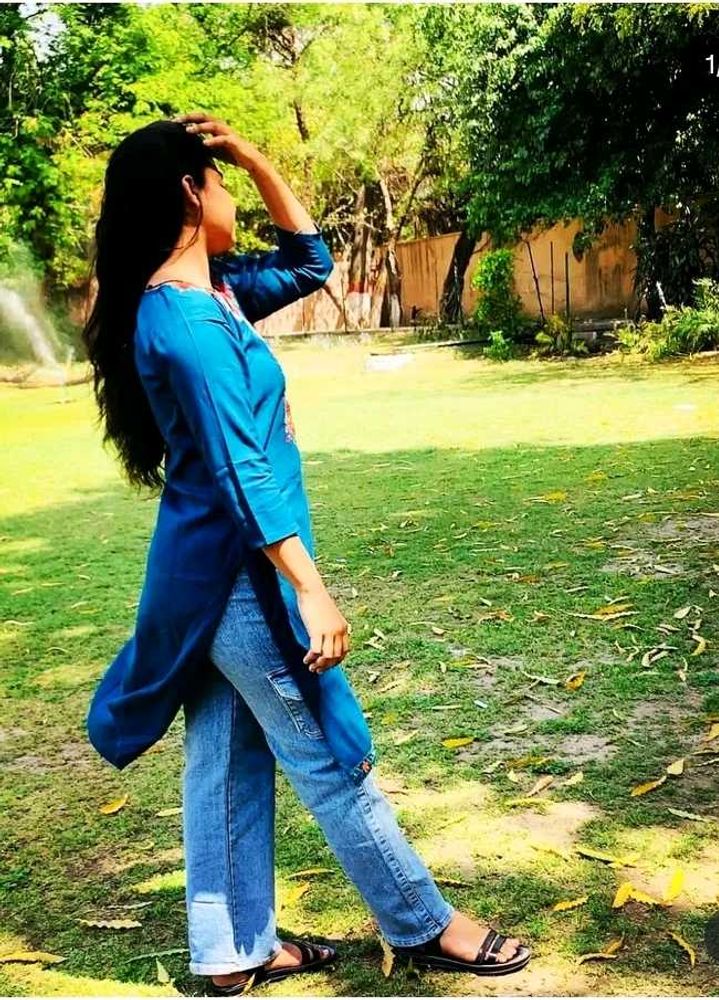 Stylish Blue Kurta