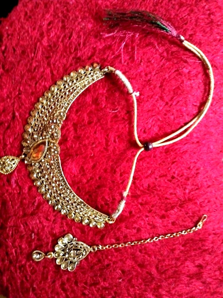 Golden Colour Necklace Set