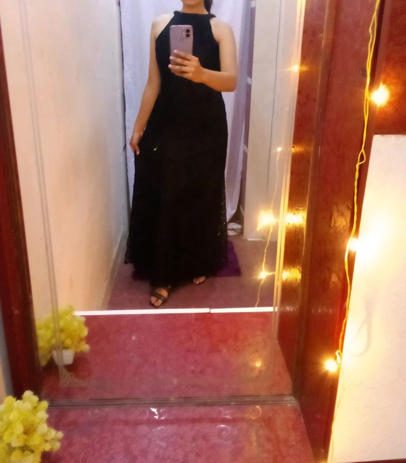 Beautiful Black Gown Dress 💗