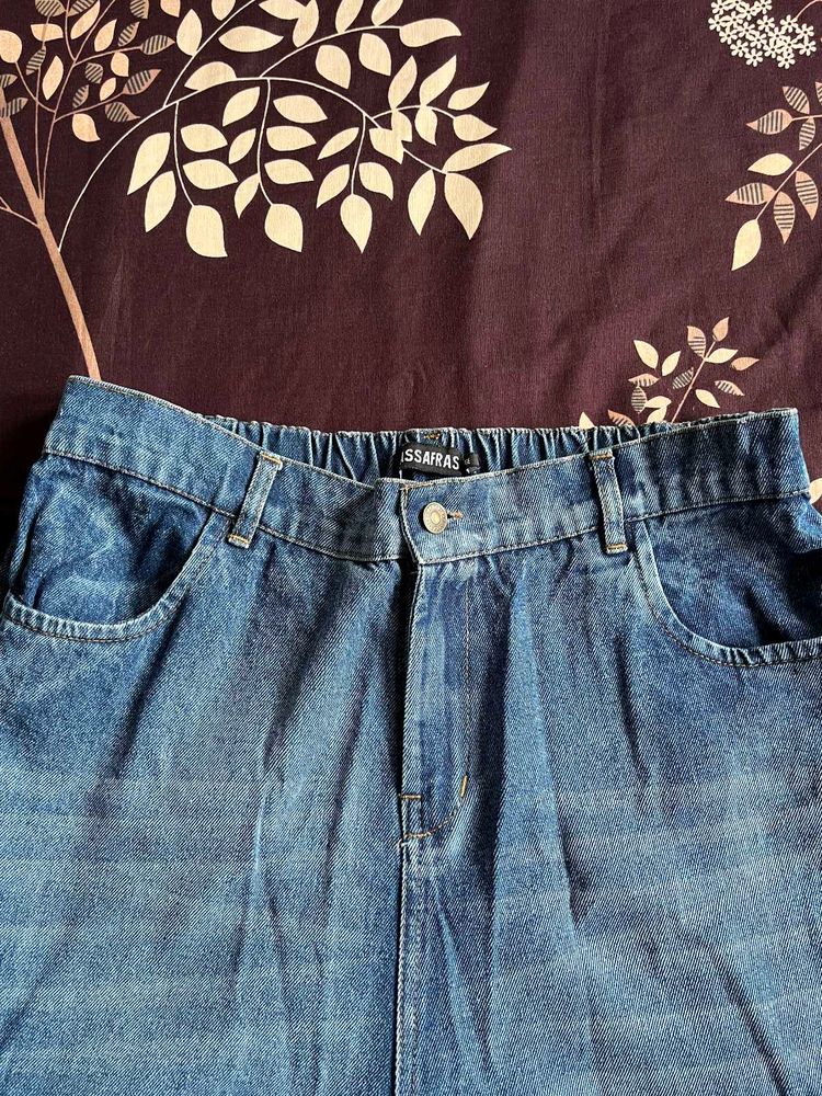 Vintage Elastic Waist Jeans