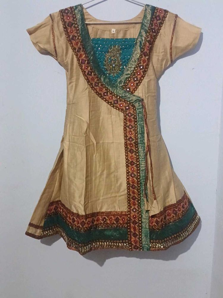 Ethnic Embroidered Dress (3 Piece)