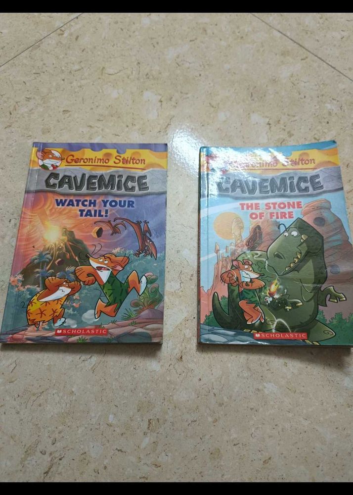 Cavemice Geronimo Stilton Books (2)