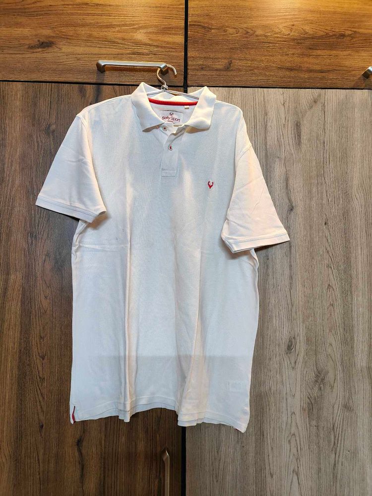 Allen Solly White Tshirt