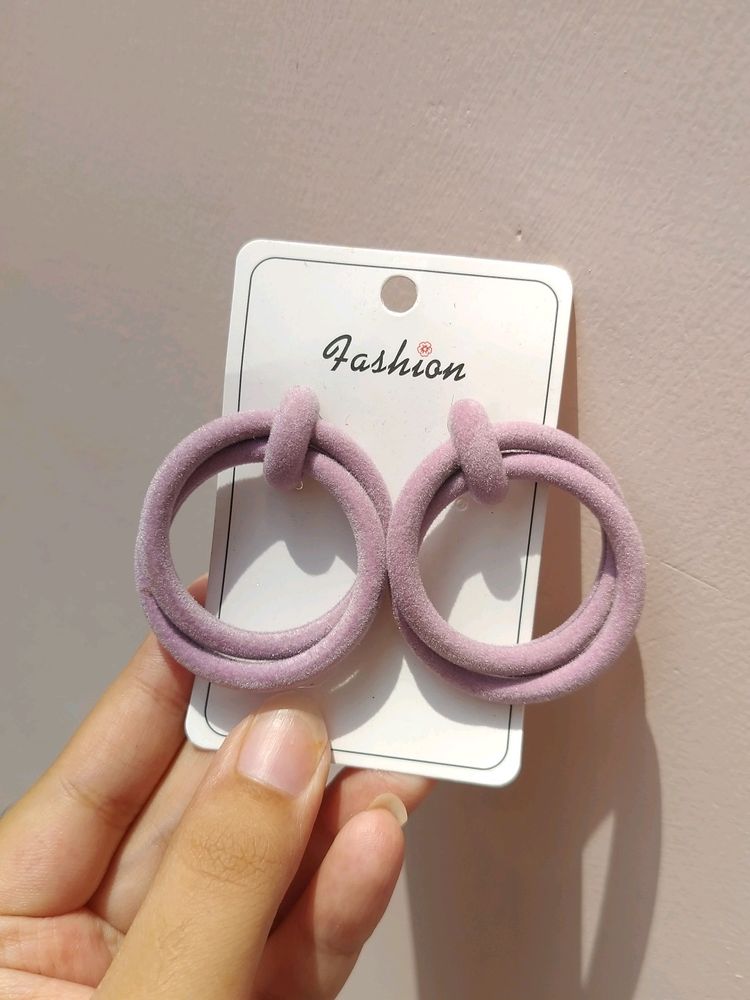 Purple Earrings