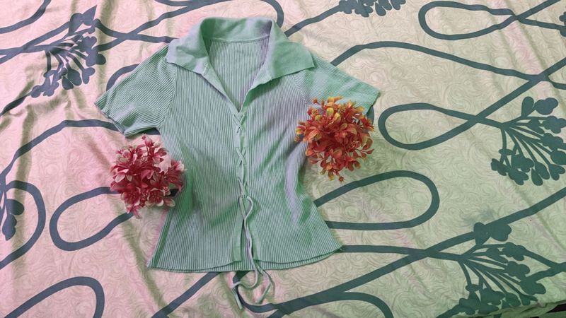 Cute Mint Green Top.NOT WORN EVEN ONCE.SIZE-28-36