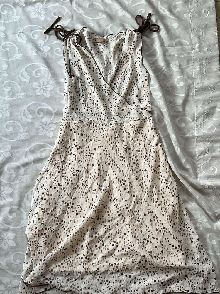 Polka Dot Tie Strap Dress