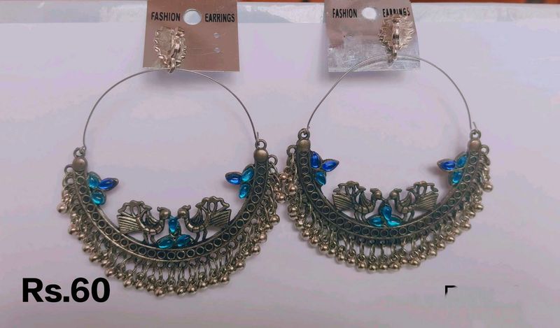 Oxidised Ear Rings