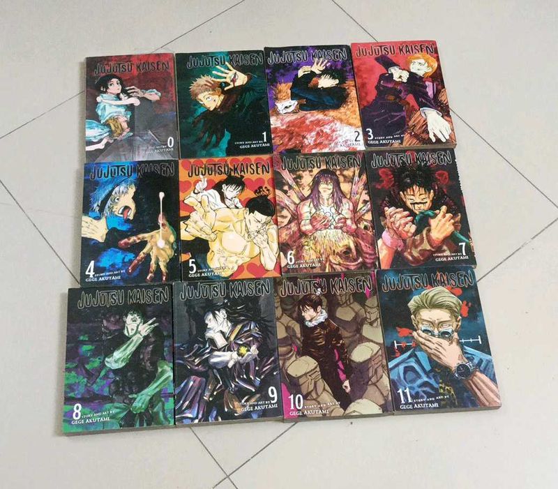 jujutsu kaisen 0-11 manga set