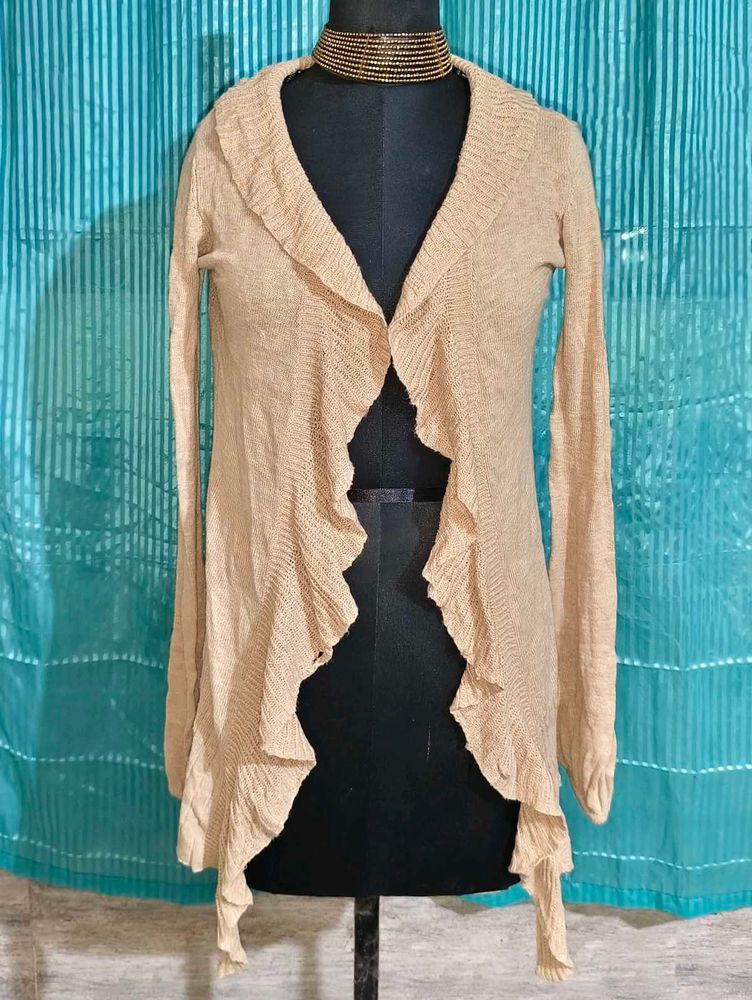 Size M/L 🎁Buy 2 Get 1 Free🎁Ruffled Cardigan