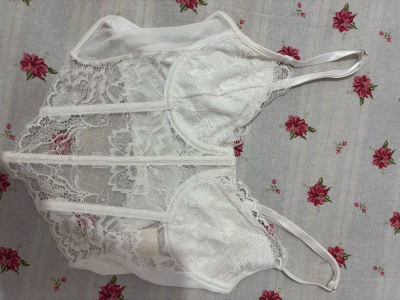 Lace corset top