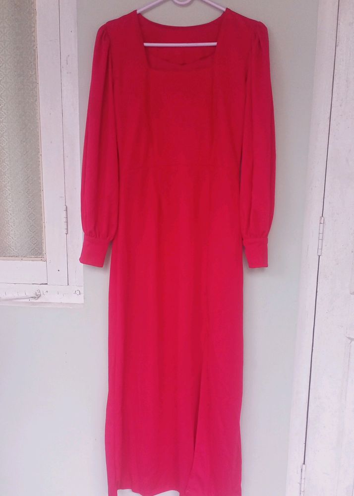 Hot Pink Magenta Dress