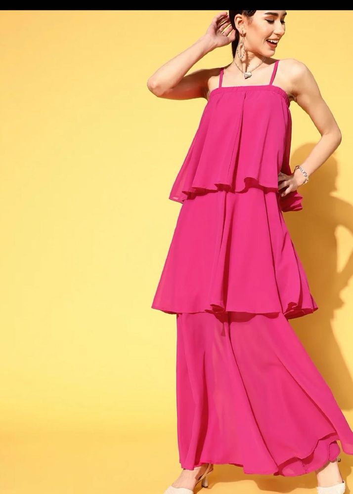 Pink Layered Dress( New… not even once worn)