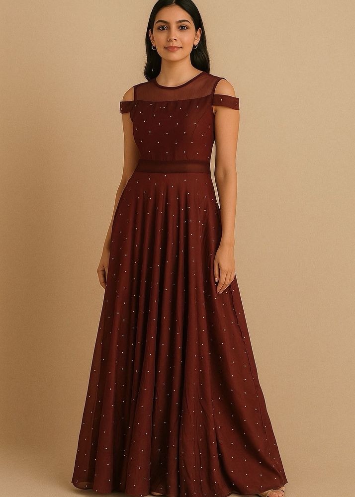 Off Shoulder Ethnic Gown Perfect For Weddings