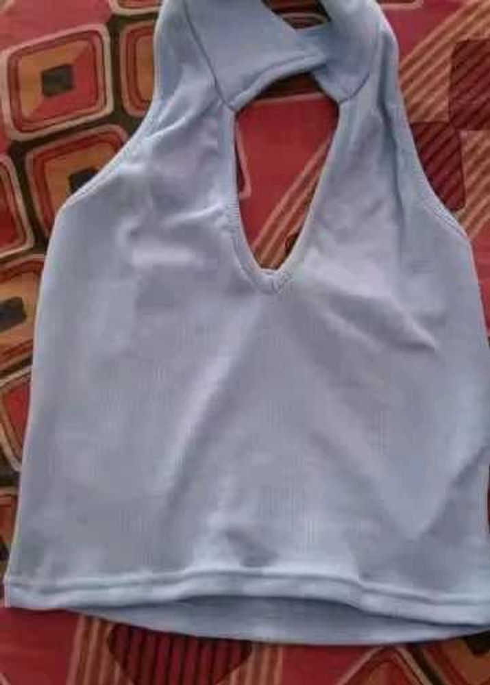 Crop Top, Backless Bit Cleavage Shown Too