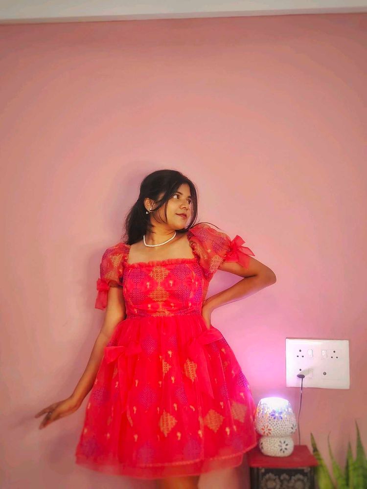 Pink Party Mini Dress