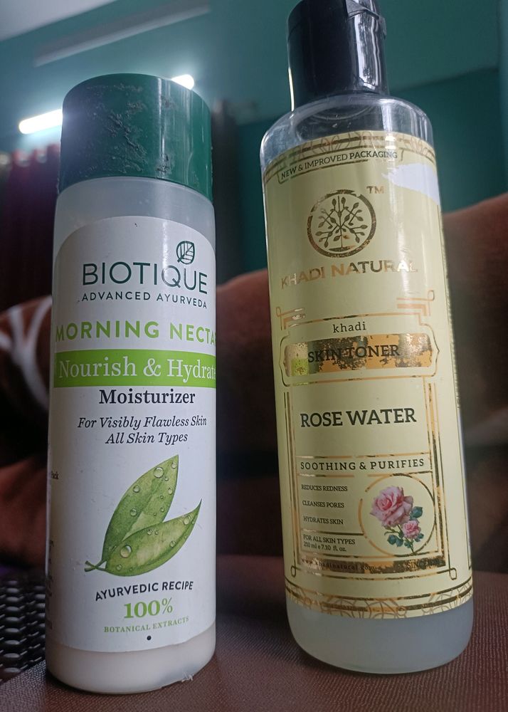 Skincare Combo Moisturizer Plus Toner