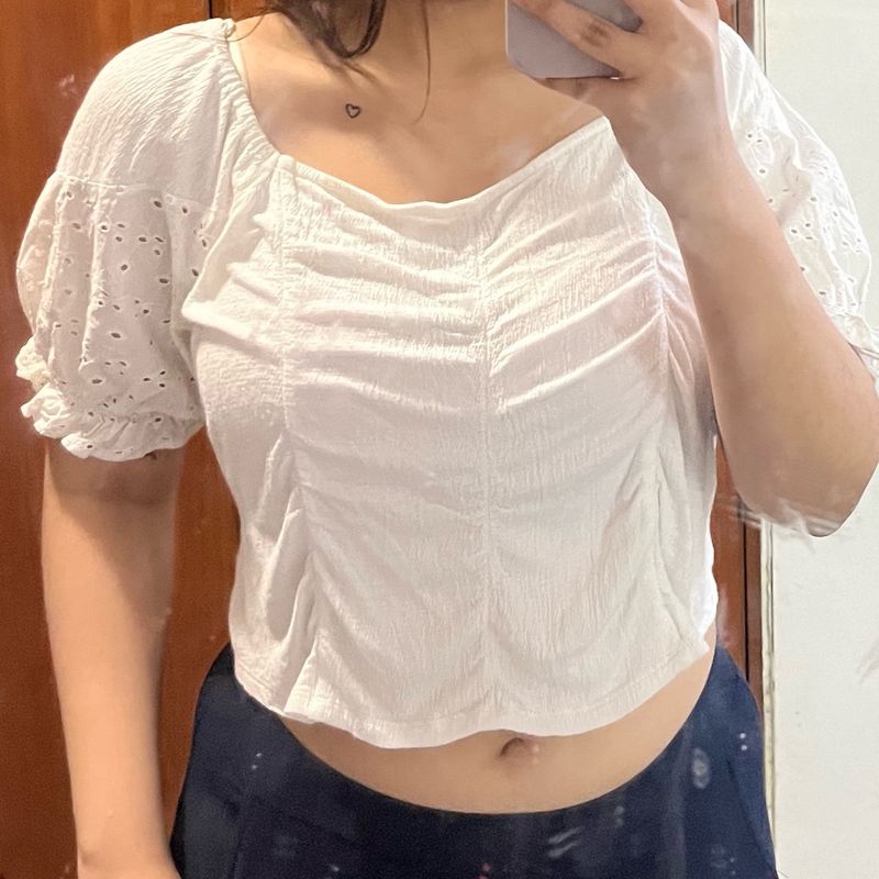 Combo-Prize Drop  White Top And Jeans