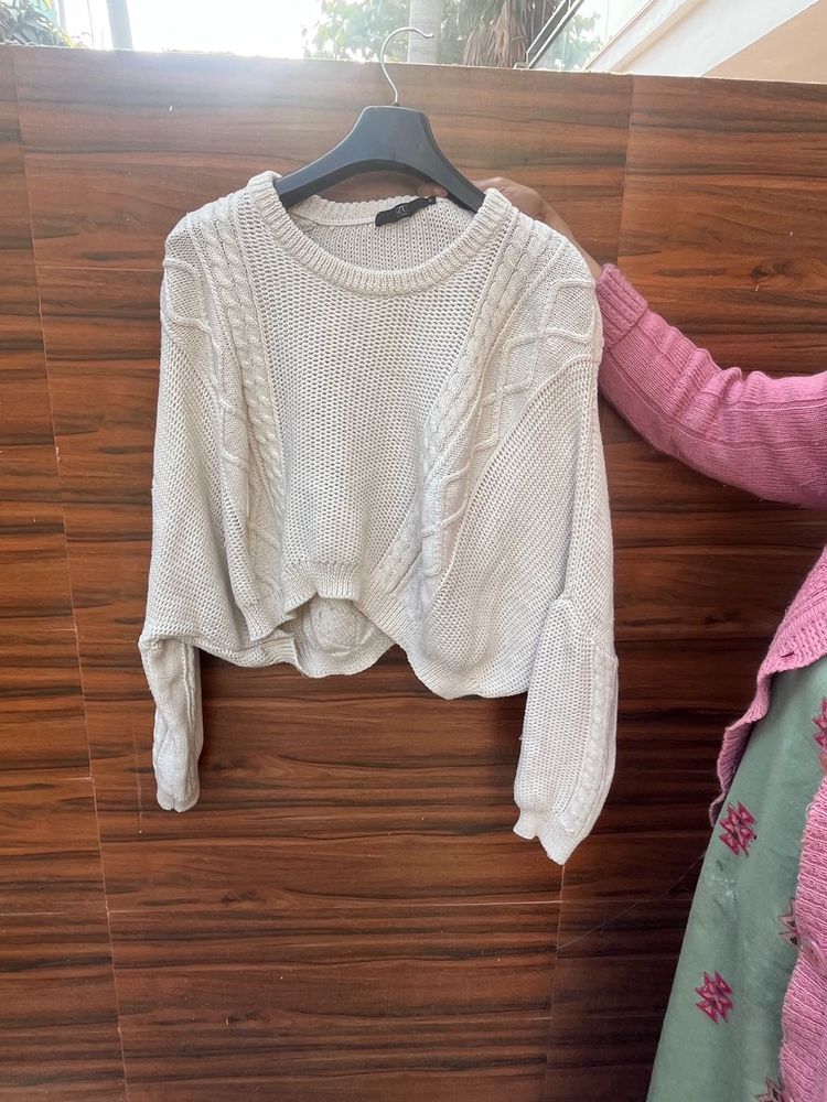 Cozy Knit Cropped Sweater