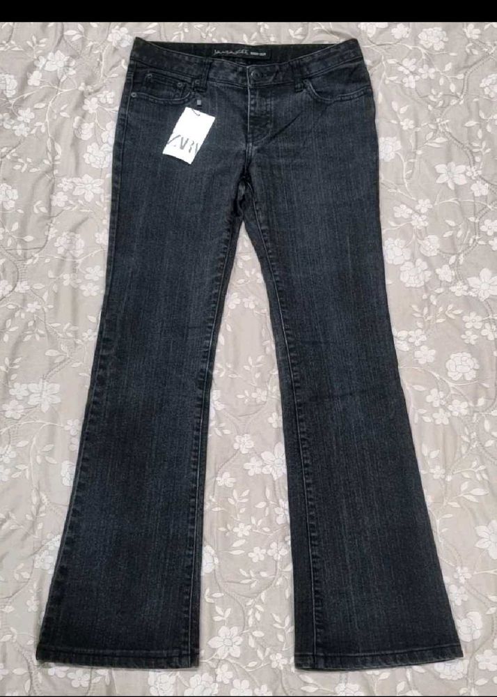 Charcoal Bootcut Jeans