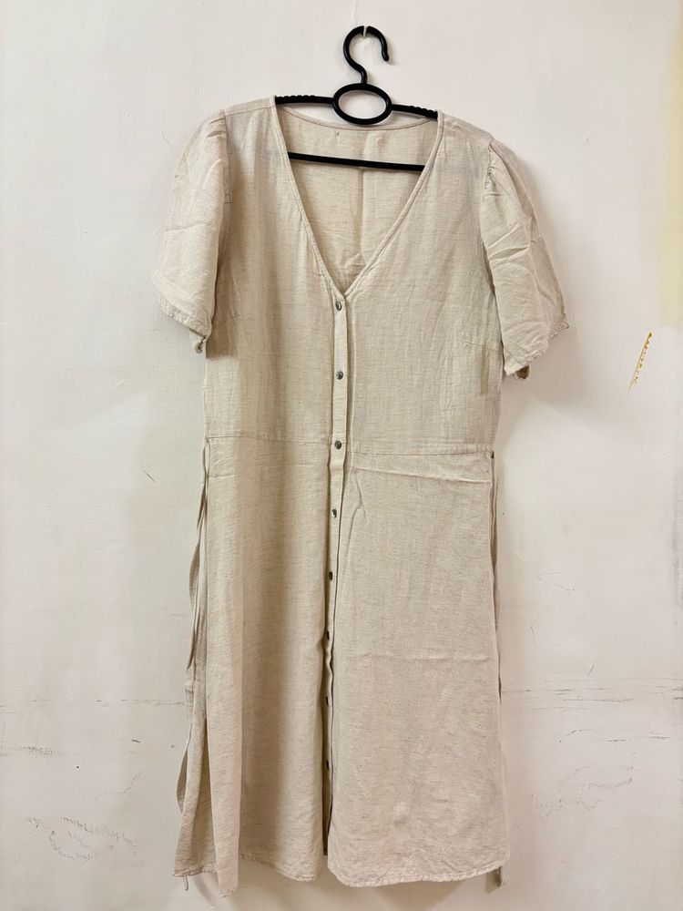 Casual Beige Dress