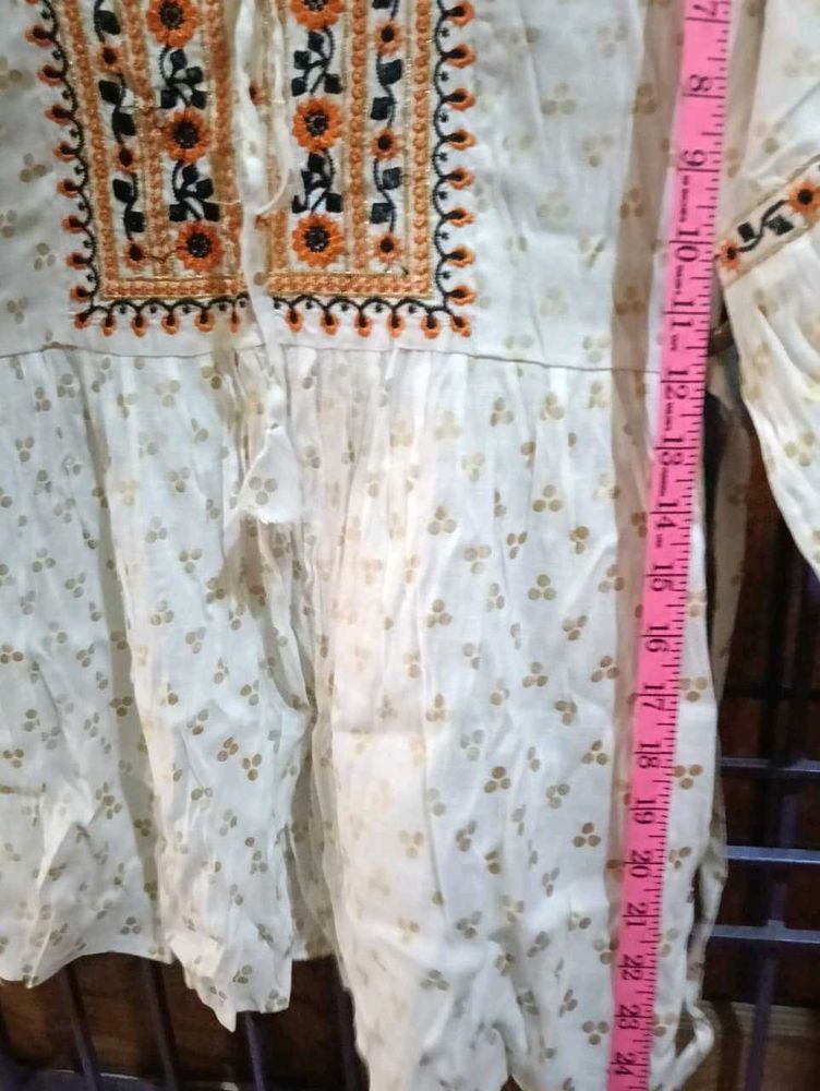 Embroidered Boho Top