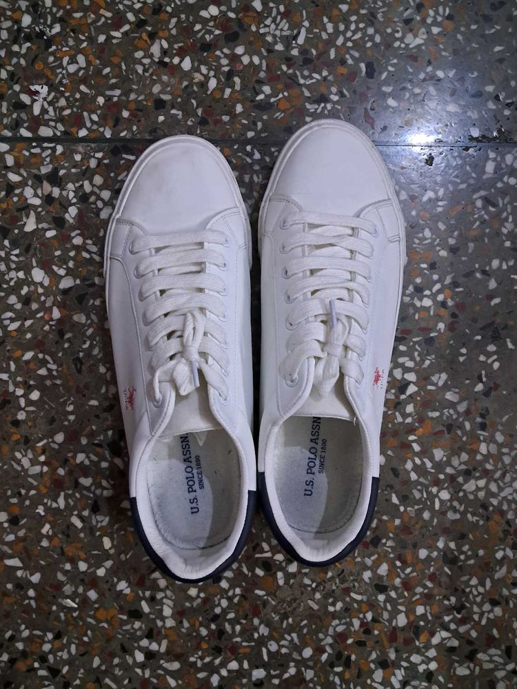 U.S. Polo Assn. White Sneakers