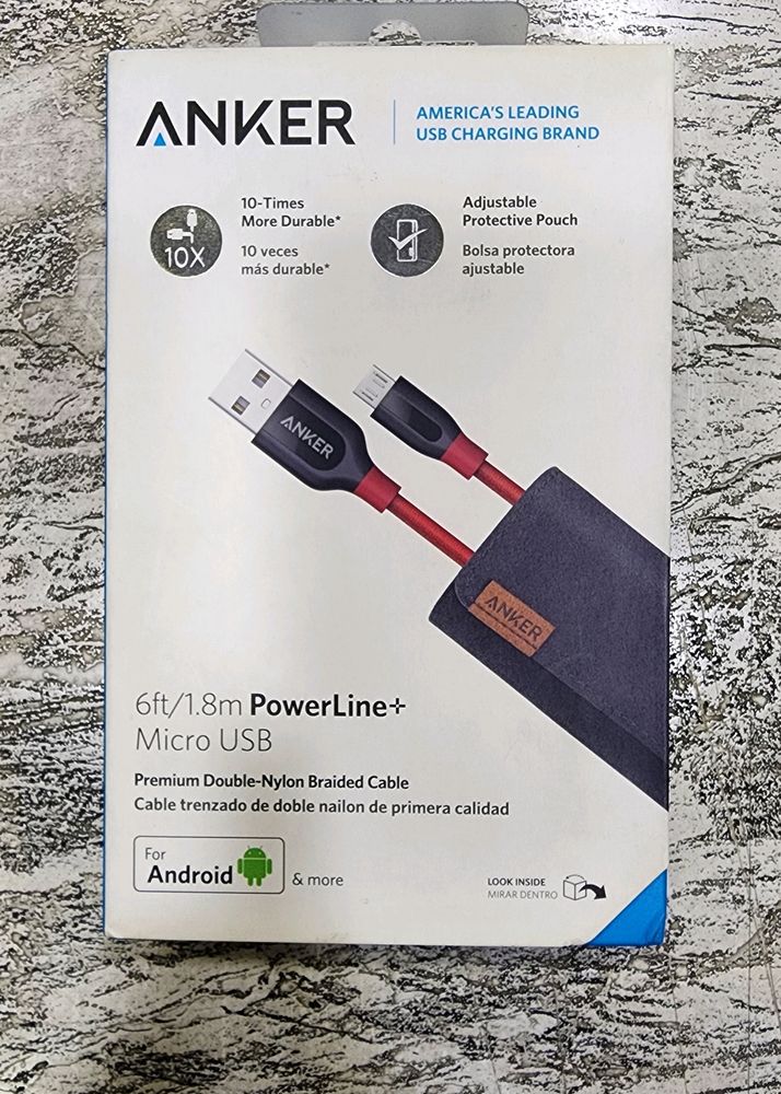Mobile Charging Cable With Pouch