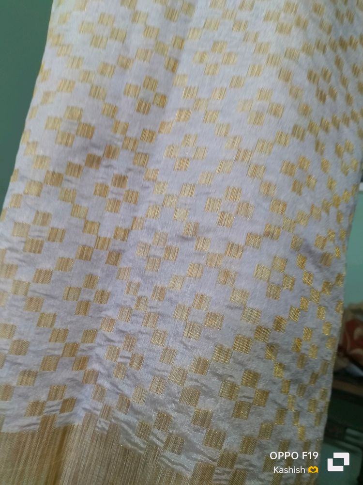 Beige Partywear Saree