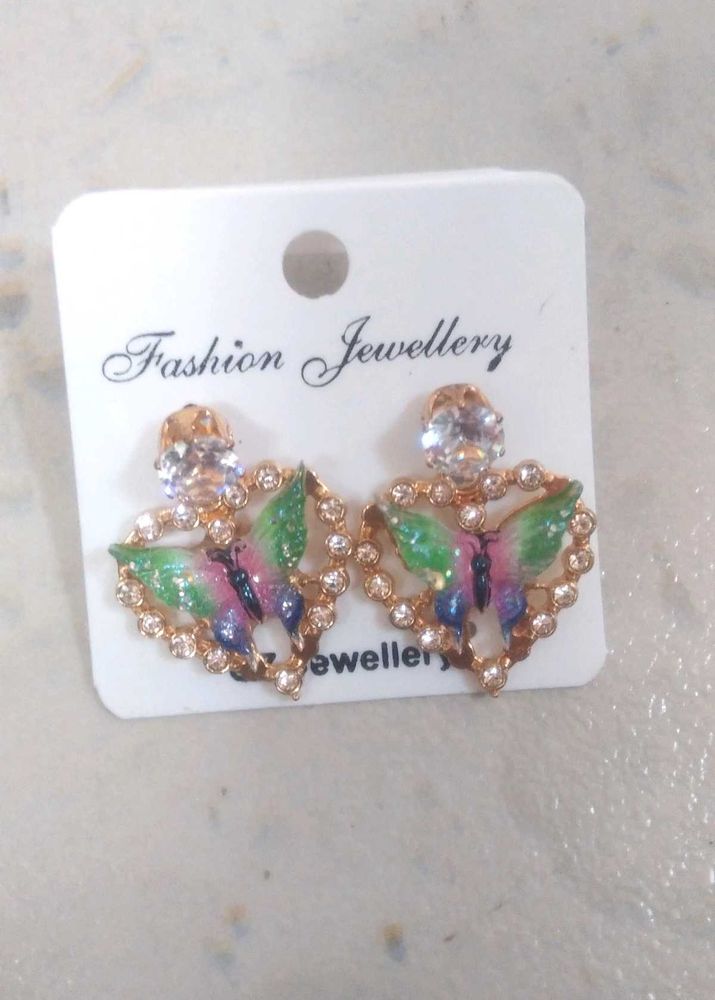 Butterfly Earrings with free one